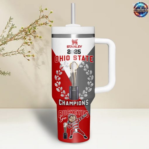 Ohio State Buckeyes Champions 2025 Limited Edition Stanley Tumbler Cup