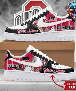 Ohio State Buckeyes Custom Name Nike Air Force 1