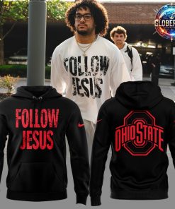 Ohio State Buckeyes Follow Jesus 2024 Black Hoodie