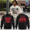 Ohio State Buckeyes Follow Jesus 2024 Red Sweatshirt