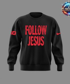 Ohio State Buckeyes Follow Jesus 2024 Black Sweatshirt