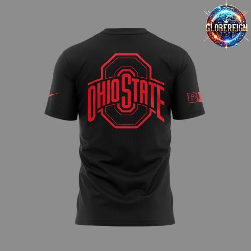 Ohio State Buckeyes Follow Jesus 2024 Black T-Shirt