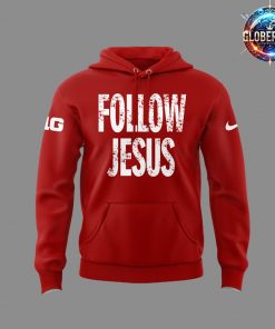 Ohio State Buckeyes Follow Jesus 2024 Red Hoodie