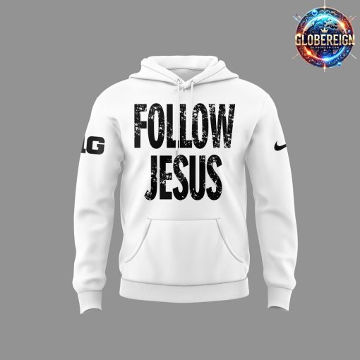 Ohio State Buckeyes Follow Jesus 2024 White Hoodie