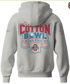 Ohio State Buckeyes Football Cotton Bowl Champions Grey Hoodie