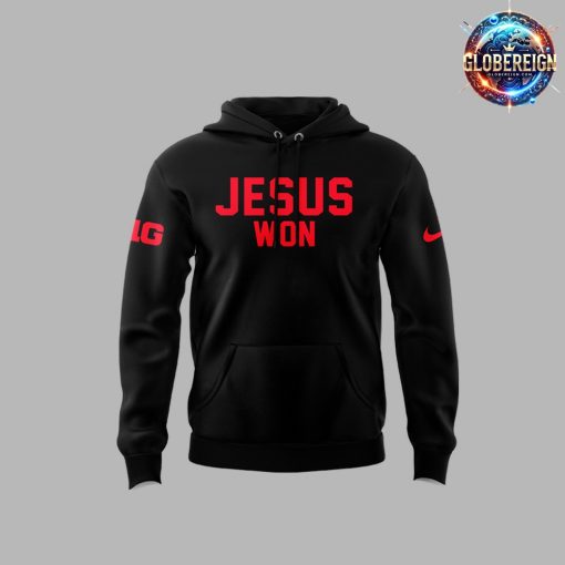 Ohio State Buckeyes Jesus Won 2024 Black Hoodie