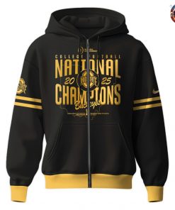 Ohio State Buckeyes NCAA National Champions 2025 Black Hoodie