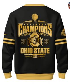 Ohio State Buckeyes NCAA National Champions 2025 Black Sweatshirt