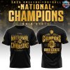 Ohio State Buckeyes NCAA National Champions 2025 Red T-Shirt