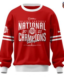 Ohio State Buckeyes NCAA National Champions 2025 Limited Edition Red Sweatshirt