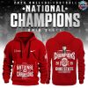 Ohio State Buckeyes NCAA National Champions 2025 Black Half Zip Hoodie