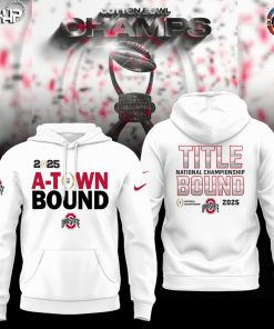 Ohio State Buckeyes Playoff 2025 Cotton Bowl Champions White Hoodie