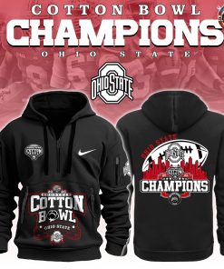 Ohio State Cotton Bowl Champions Special Edition Half Zip Hoodie