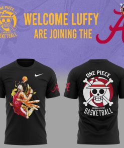 One Piece Luffy x Alabama Men’s Basketball T-Shirt