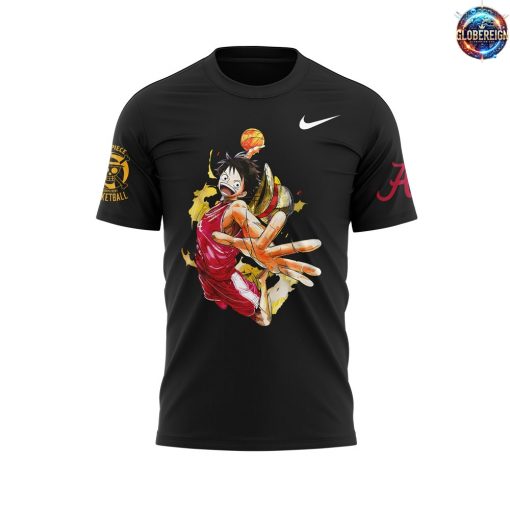 One Piece Luffy x Alabama Men’s Basketball T-Shirt