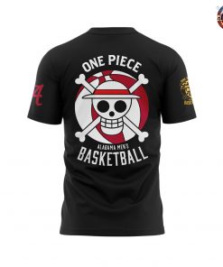 One Piece Luffy x Alabama Mens Basketball TShirt