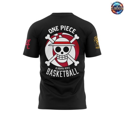 One Piece Luffy x Alabama Men’s Basketball T-Shirt