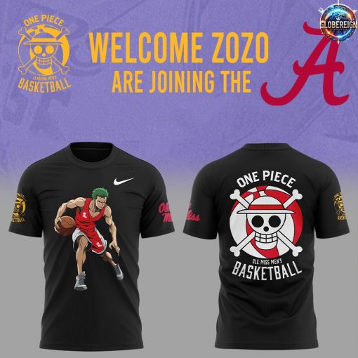 One Piece Zozo x Alabama Men’s Basketball T-Shirt