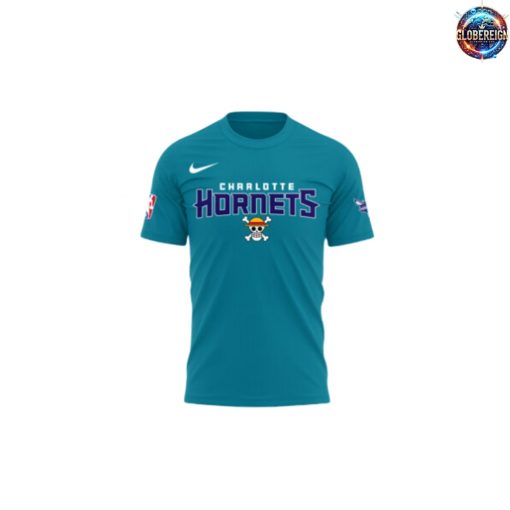 One Piece x Charlotte Hornets Limited Edition T-Shirt