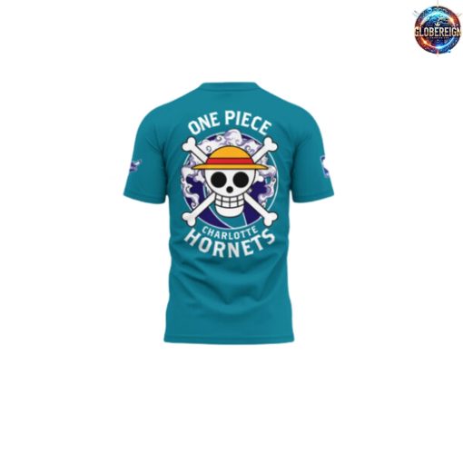 One Piece x Charlotte Hornets Limited Edition T-Shirt