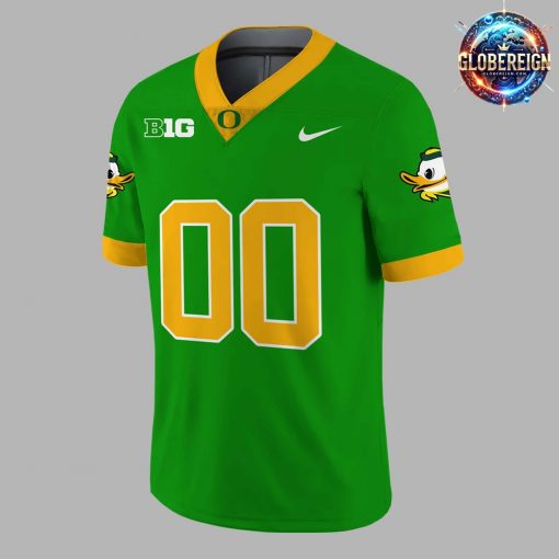 Oregon Ducks Big 10 Green Football Jersey