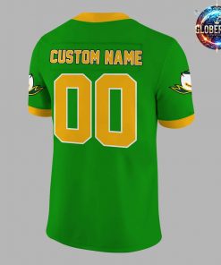 Oregon Ducks Big 10 Green Football Jersey