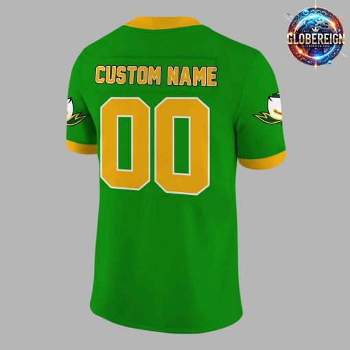 Oregon Ducks Big 10 Green Football Jersey