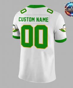 Oregon Ducks Big 10 White Football Jersey