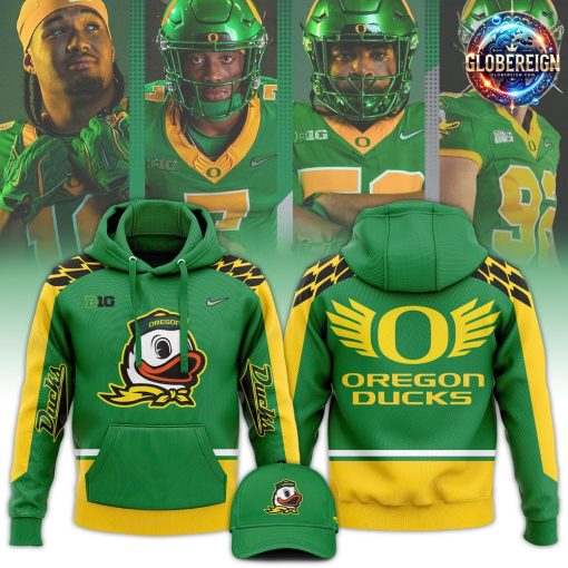 Oregon Ducks Unisex 2024 Green Hoodie