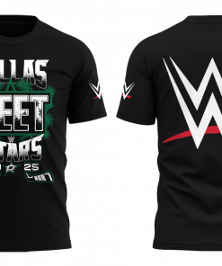 WWE YEET x Dallas Stars 2025 Limited Edition Black T-Shirt