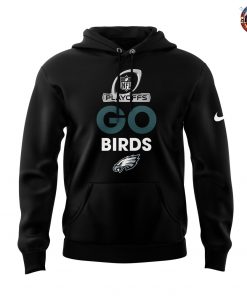 Philadelphia Eagles 2024 NFL Playoffs Go Birds Hoodie