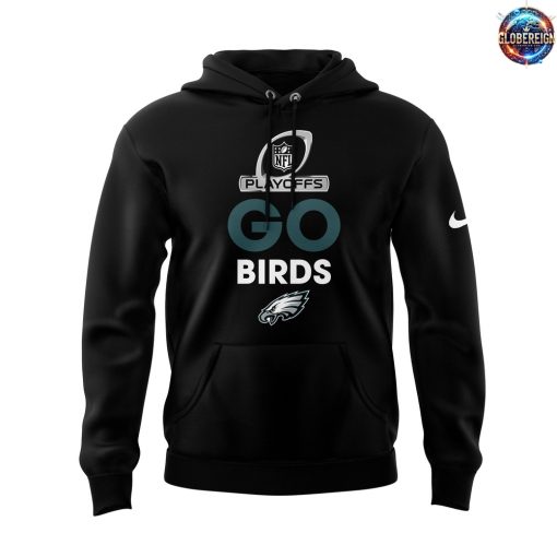 Philadelphia Eagles 2024 NFL Playoffs Go Birds Hoodie