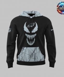 Philadelphia Eagles Venom Dark Mode 2025 Hoodie