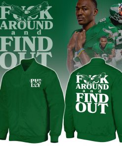 Philadelphia Eagles x Fuck Around and Find Out Baseball Jacket