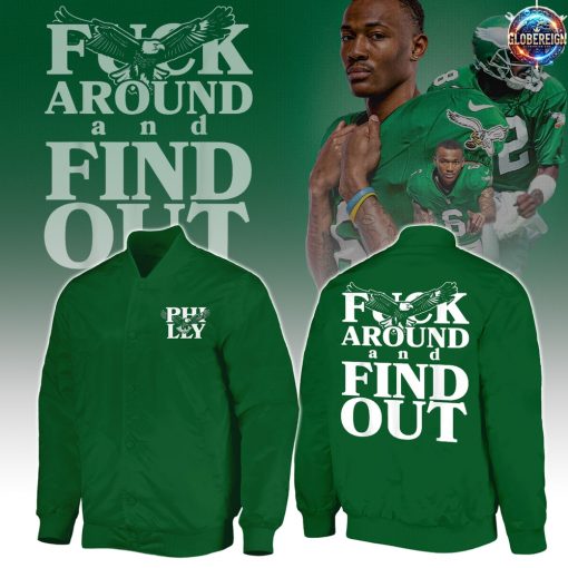 Philadelphia Eagles x Fuck Around and Find Out Baseball Jacket