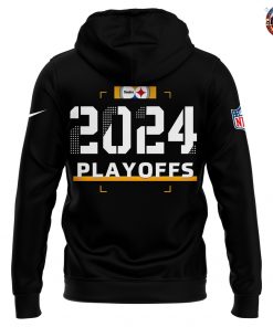 Pittsburgh Steelers City Football 2024 NFL Playoffs Hoodie