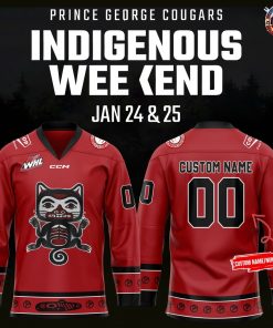 Prince George Cougars x 2025 Indigenous Weekend Limited Edition Hockey Jersey