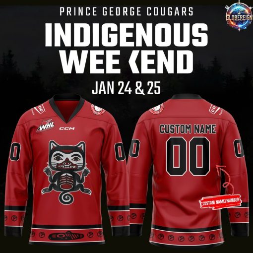 Prince George Cougars x 2025 Indigenous Weekend Limited Edition Hockey Jersey