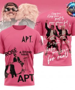 ROSÉ & Bruno Mars APT Special 2024 Pink T-Shirt