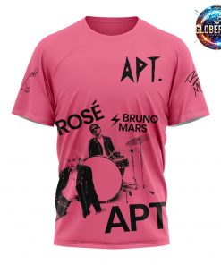 ROS Bruno Mars APT Special 2024 Pink TShirt