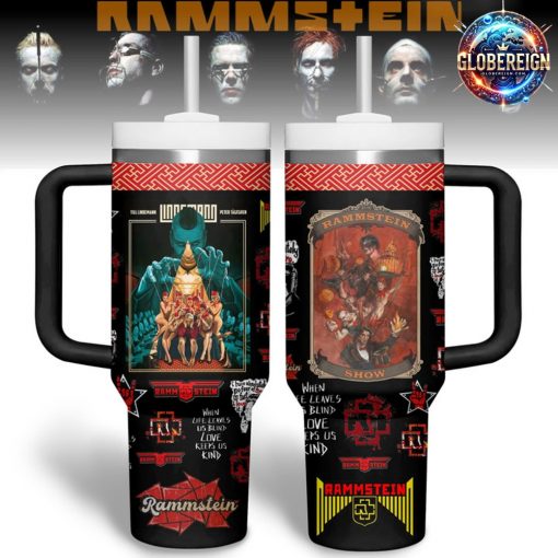 Rammstein Rock Band Stanley Tumbler Cup 40oz