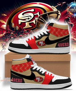 San Francisco 49ers Football Nike Air Jordan 1 Sneaker