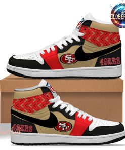 San Francisco 49ers Football Nike Air Jordan 1 Sneaker