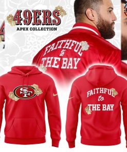 San Francisco 49ers NFL Faithful to the Bay Red Hoodie