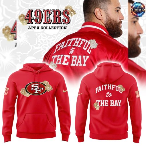 San Francisco 49ers NFL Faithful to the Bay Red Hoodie