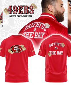 San Francisco 49ers NFL Faithful to the Bay Red T-Shirt