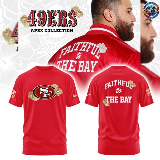 San Francisco 49ers NFL Faithful to the Bay Red T-Shirt