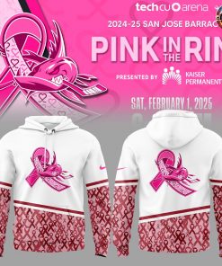 San Jose Barracuda Pink in the Rink Special Edition Hoodie