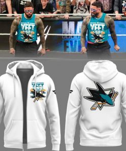 San Jose Sharks YEET Limited Edition White Set Hoodie