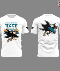 San Jose Sharks YEET Limited Edition White T-Shirt